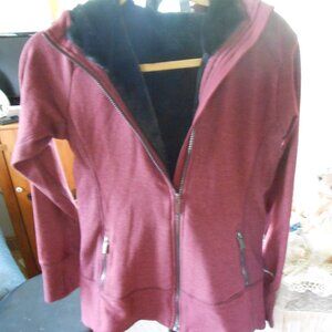 EDDIE BAUER FAUX FUR LINED WOMENS JACKET